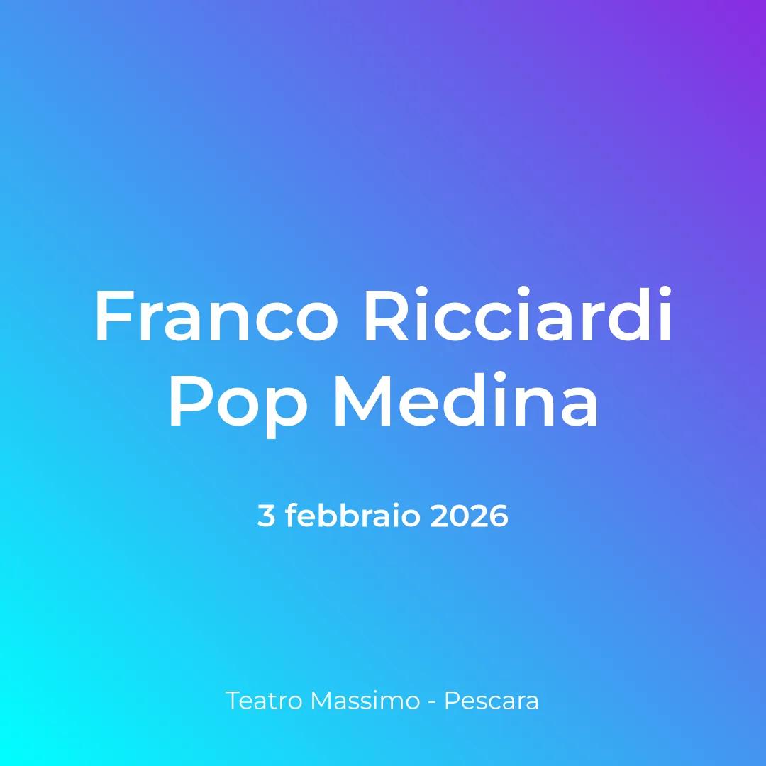 Copertina: Franco Ricciardi Pop Medina