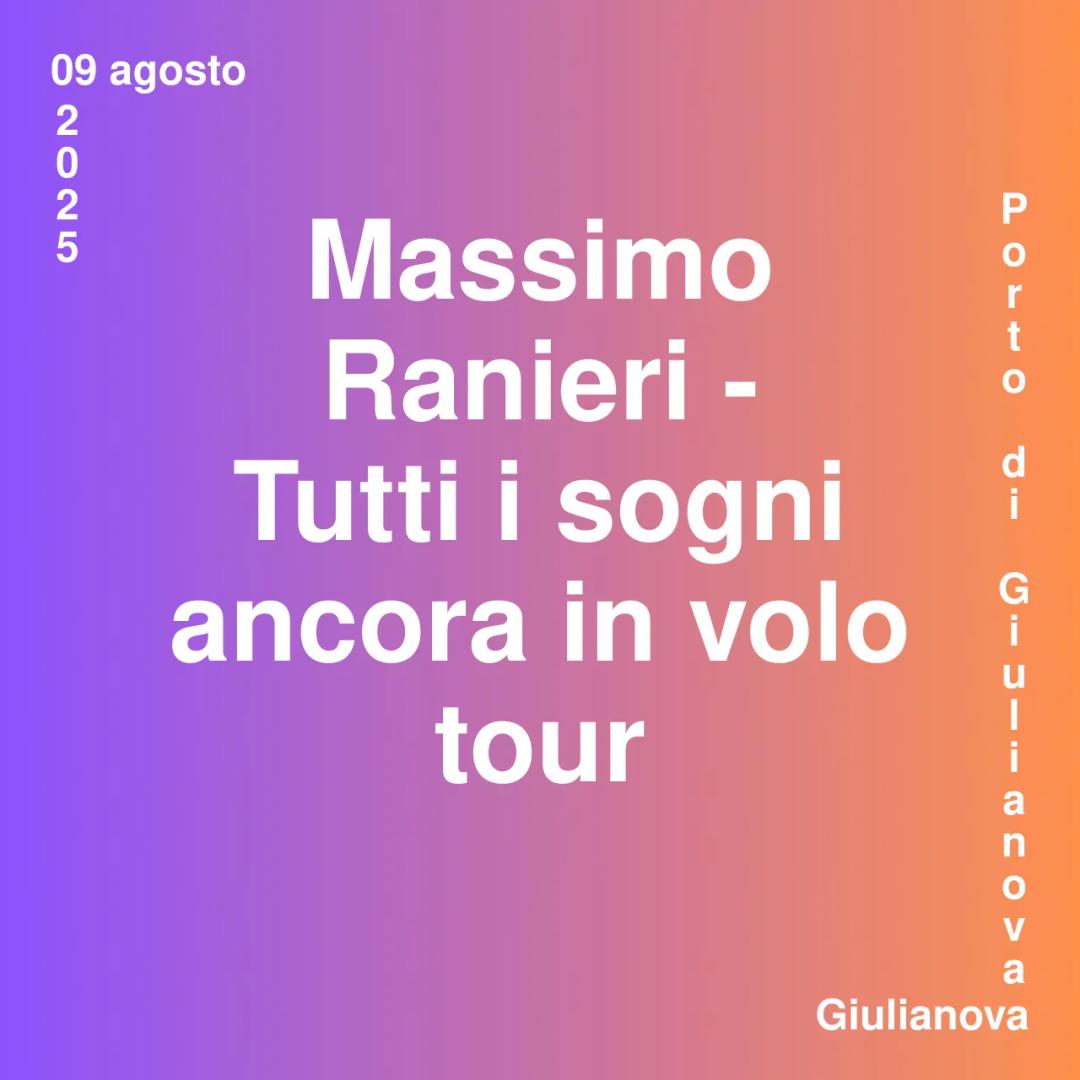 Massimo Ranieri - Tutti i sogni ancora in volo tour