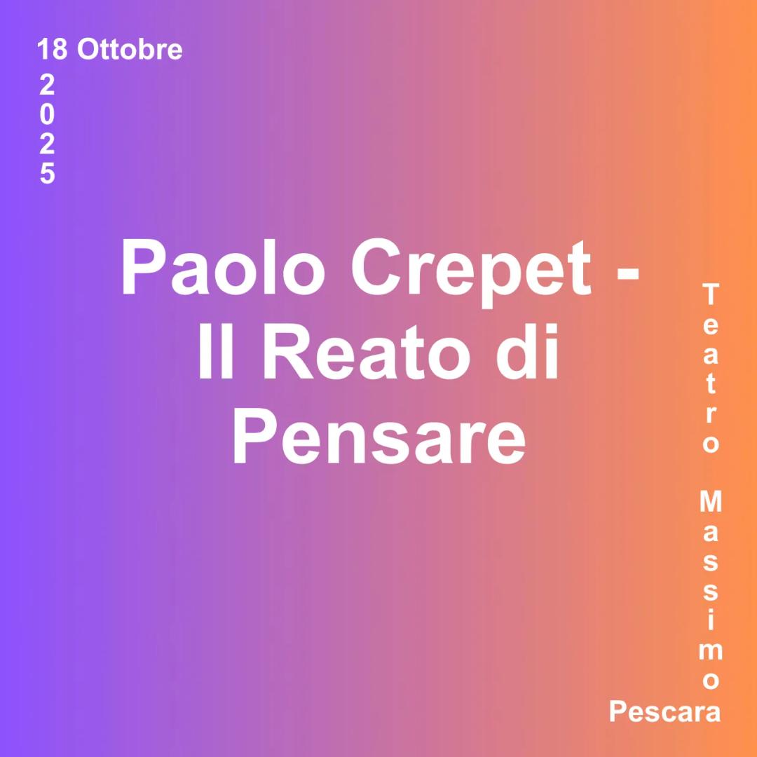 Paolo Crepet - Il Reato di Pensare