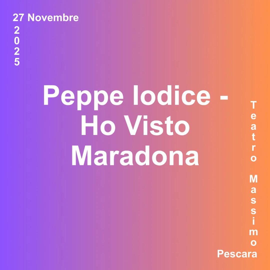 Peppe Iodice - Ho Visto Maradona