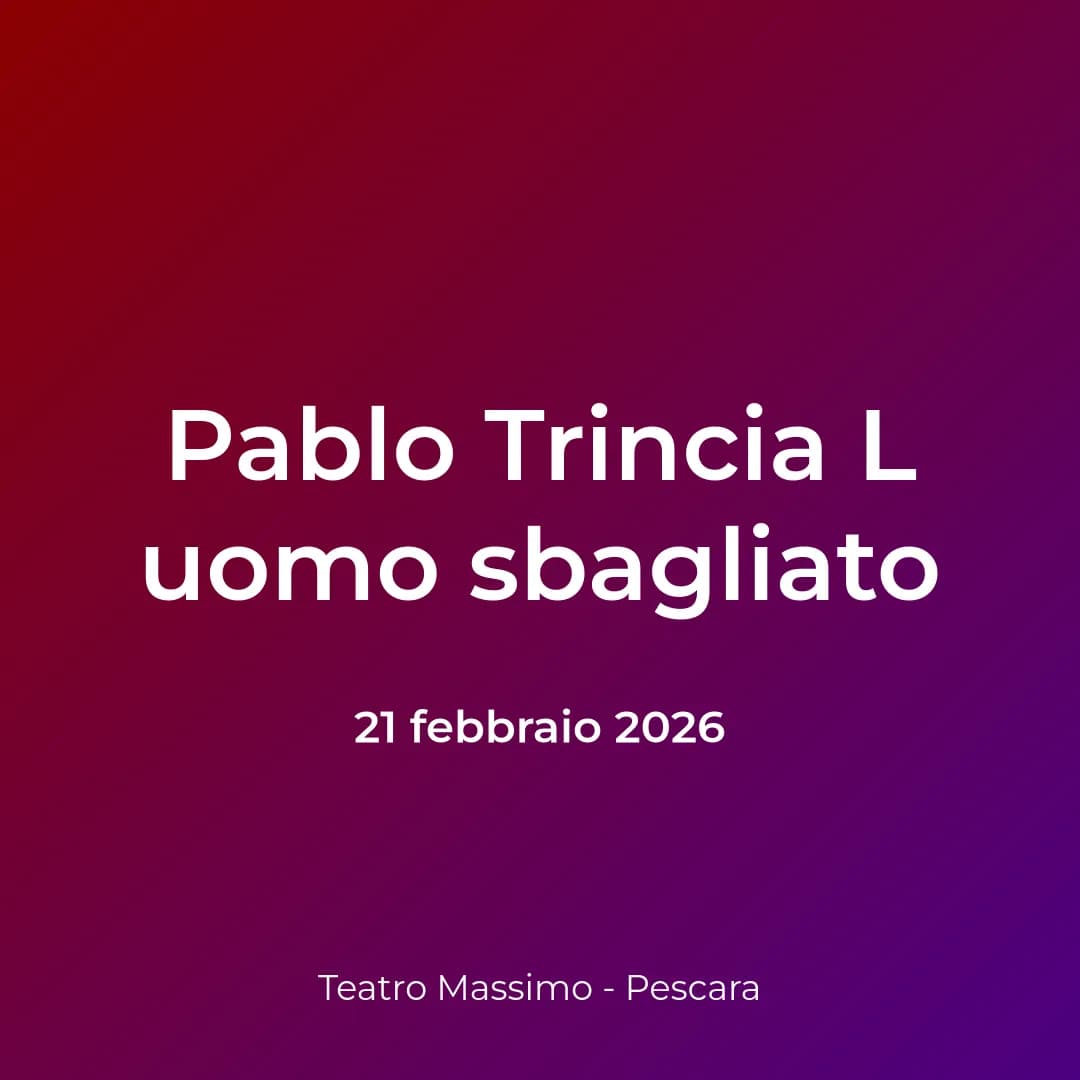 Pablo Trincia L uomo sbagliato