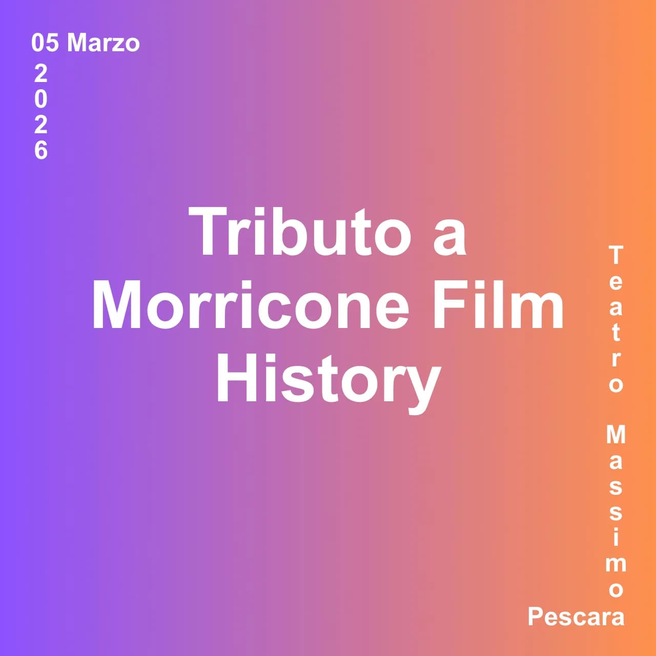 Tributo a Morricone - Film History