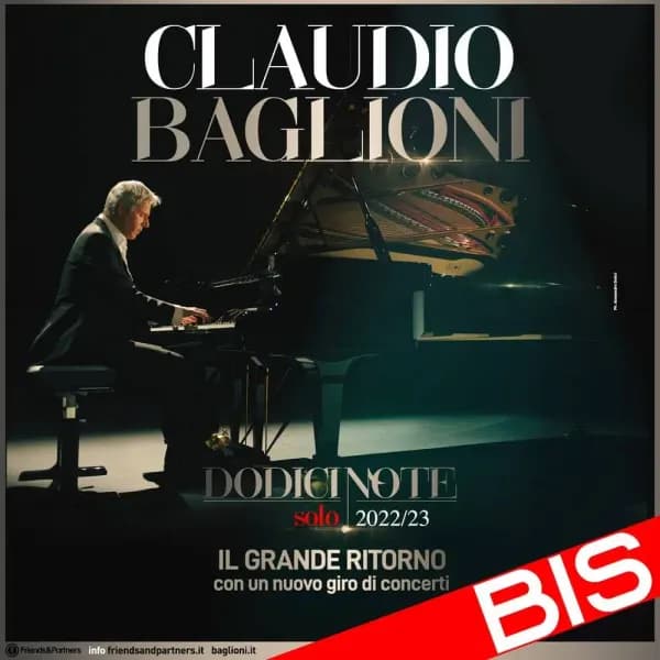 Claudio Baglioni tour 2022