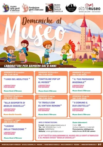 Laboratio per bambini al museo