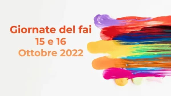 Giornate del fai ottobre 2022 Immagine di Freepik