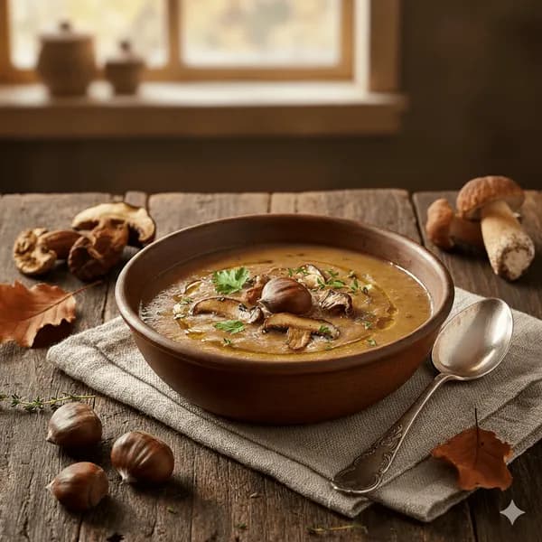 Zuppa di castagne e funghi: La ricetta originale abruzzese