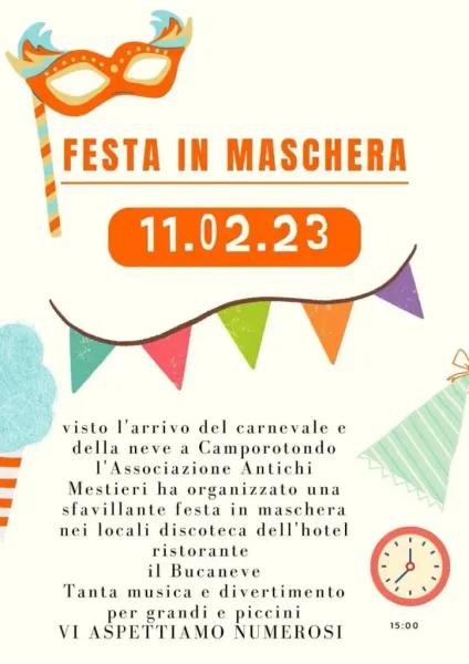 Festa in maschera - Associazione culturale antichi mestieri - Carnevale in Abruzzo (AQ)