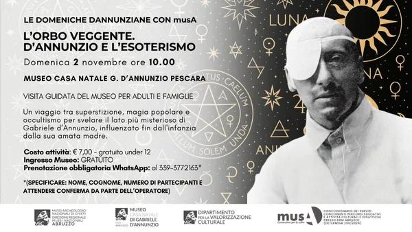 Copertina: L'orbo veggente. D'Annunzio e l'esoterismo