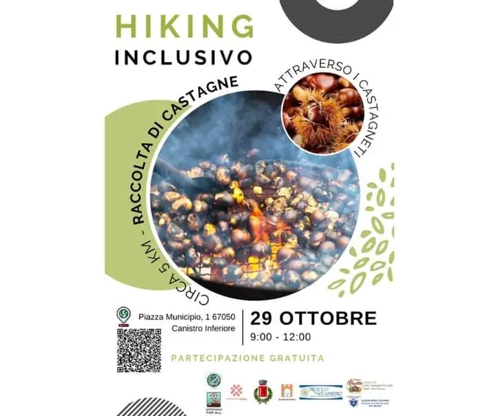 Hiking inclusivo - raccolta di castagne