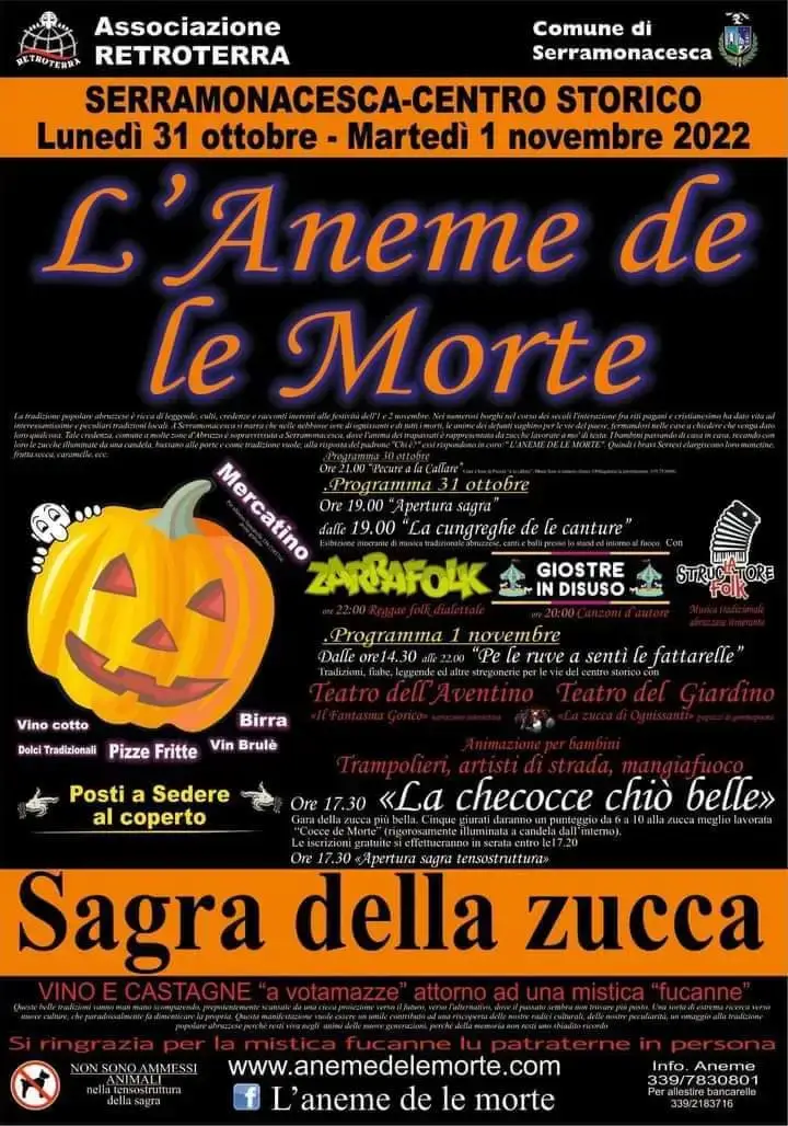 aneme de le morte halloween in provincia di pescara 