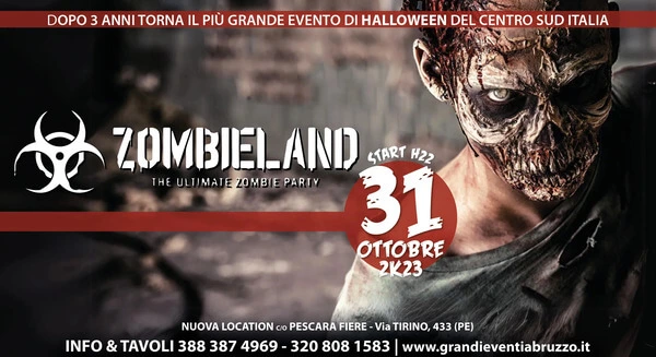 Eventi Halloween Pescara 2023 Zoombieland