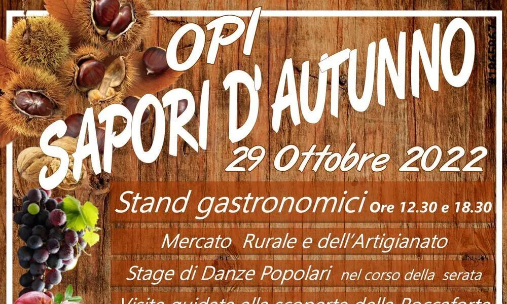 sapori d autunno opi 2022